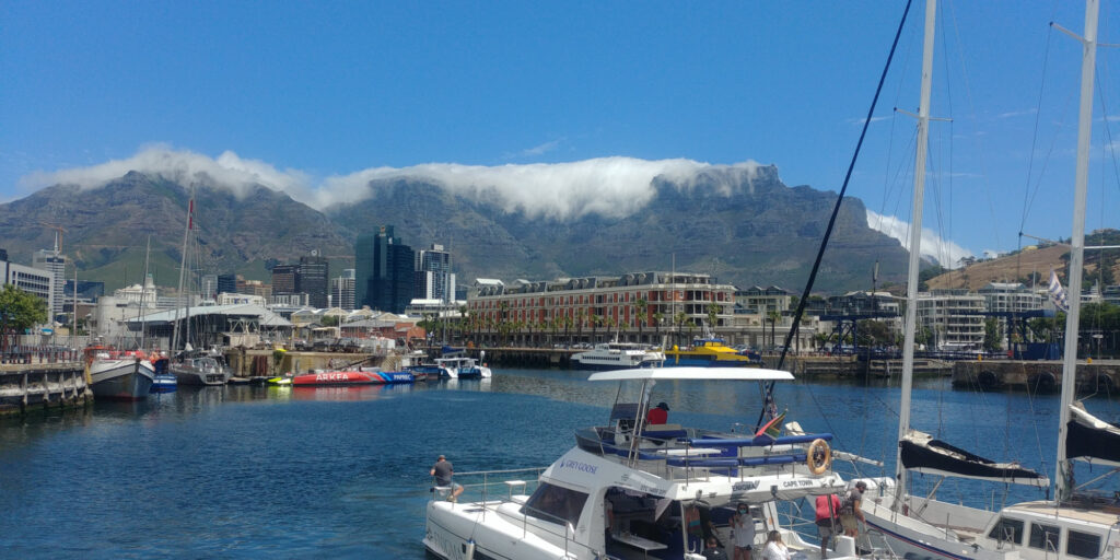 Table Mountain with its tablecloth