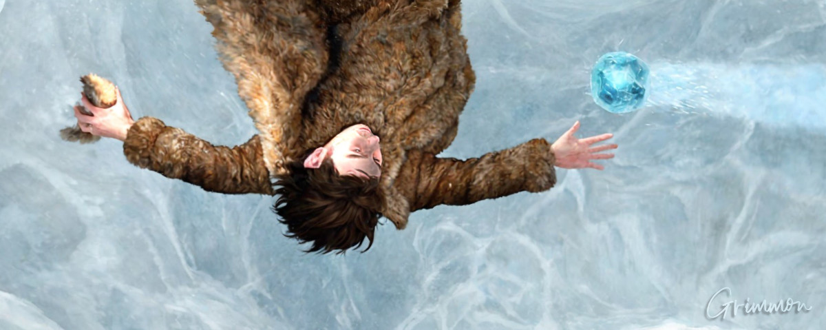 Me hanging upside down and trying to avoid a deadly ball of ice